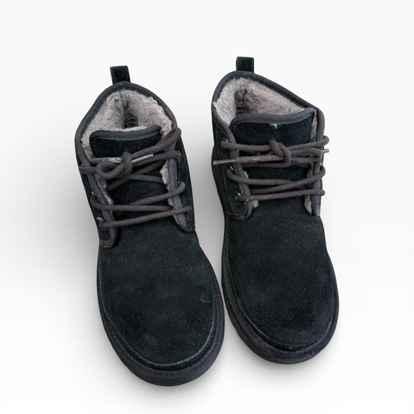 UGG Neumel Chukka Boots Men's US 10 Black Suede Lace-Up Ankle Boots - Picture 8 of 15
